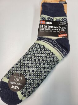 HUTTENSOCKEN MEN 1 D.GRIJS ECRU