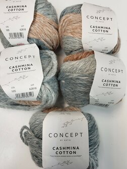 PAKKET 5 X KATIA CASHMINA COTTON 105