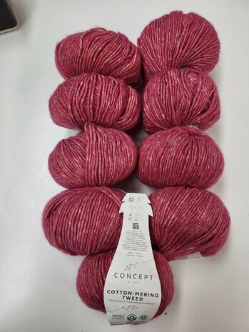 PAKKET  9X COTTON MERINO TWEED 512